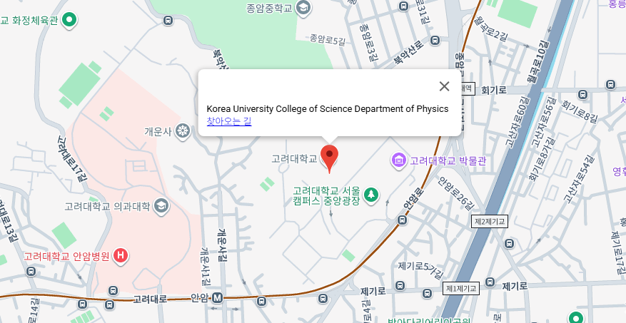 Quantum Sensing & Imaging Laboratory 위치 지도