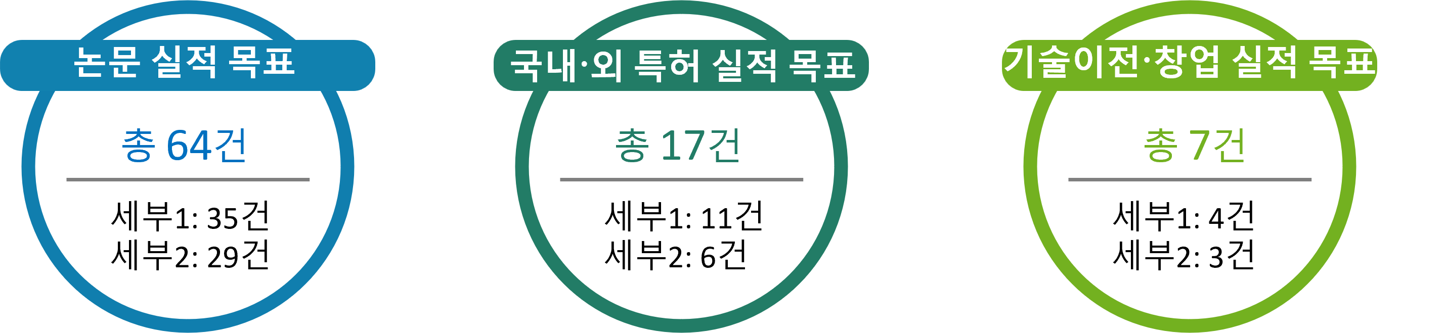 총괄 연구 목표 성과 이미지